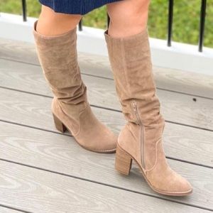 Target Harlan tall boots! Super cute! Taupe grey brown color. Size 7.5